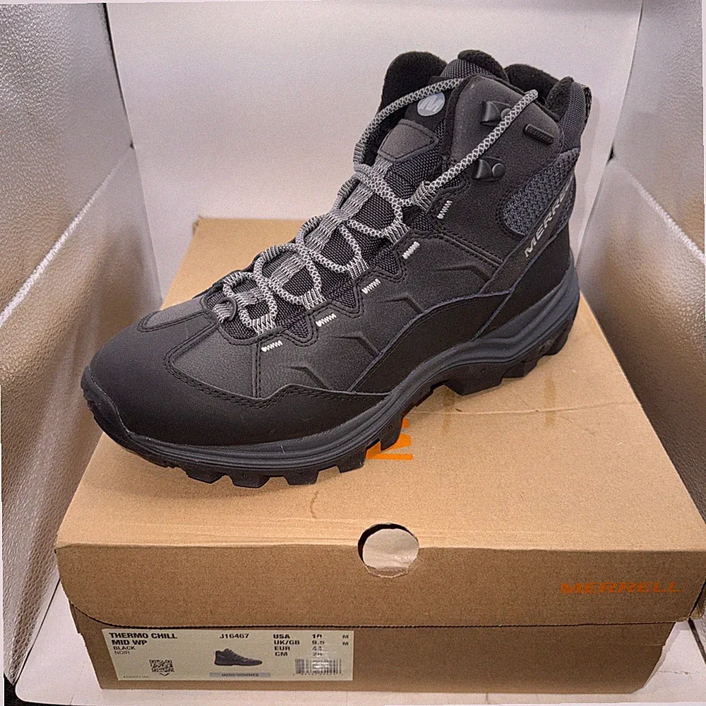 Merrell Thermo Chill Mid Waterproof Boots Insulated Hiking Men's Size 10 New